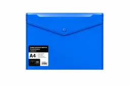SOBRE PORTADOCUMENTOS POLIPROPILENO CON BROCHE A4 AZUL 