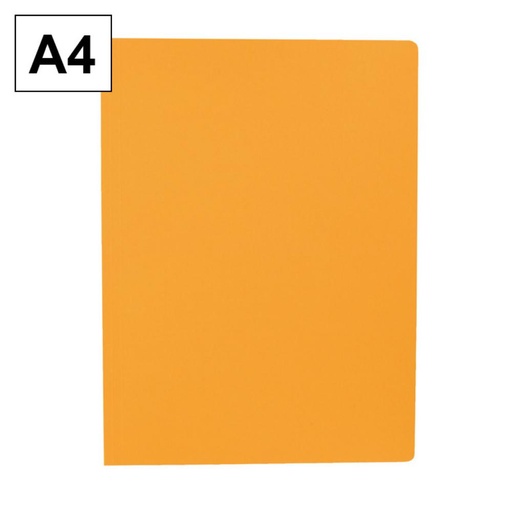 [180006] SUBCARPETAS A4 DE CARTULINA 180GR NARANJA RAYLU