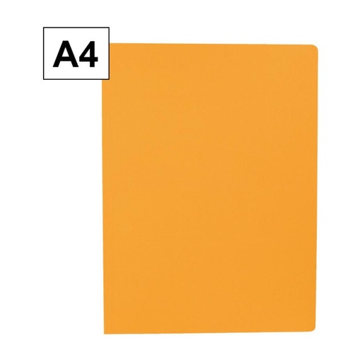 [180006] SUBCARPETAS A4 DE CARTULINA 180GR NARANJA RAYLU