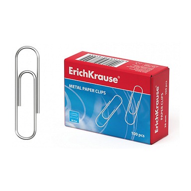 [040164] CLIPS METÁLICOS ERICHKRAUSE 28 MM CAJA 100 UDS