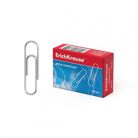 [040164] CLIPS METÁLICOS ERICHKRAUSE 28 MM CAJA 100 UDS