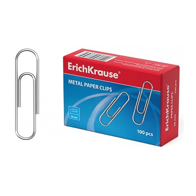 [040166] CLIPS METÁLICOS ERICHKRAUSE 42MM CAJA 100UDS