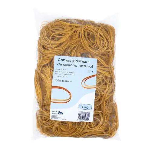 [040762] ANILLOS DE CAUCHO Nº16 RAYLU BOLSA 1 KILO