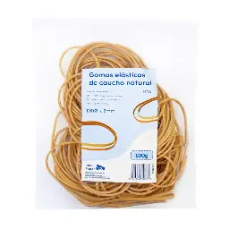 BANDAS ELASTICAS CAUCHO RAYLU Nº10 100X10MM BOLSA 100 GRAMOS